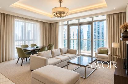 Apartment - 2 - 3 for rent in The Address Residence Fountain Views 2 - The Address Residence Fountain Views - Downtown Dubai - Dubai