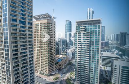 Apartment - 1 Bedroom - 1 Bathroom for rent in Silverene Tower B - Silverene - Dubai Marina - Dubai