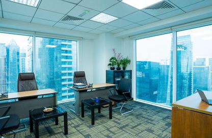 Office Space - 1 Bedroom - 4 Bathrooms for rent in Single Business Tower - Sheikh Zayed Road - Dubai