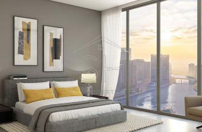 Apartment - Studio - 1 Bathroom for rent in Peninsula Two - Peninsula - Business Bay - Dubai