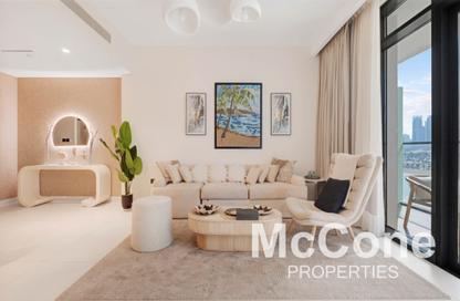 شقة - غرفة نوم - 1 حمام للايجار في برج Marina Vista 1 - مارينا فيستا - إعمار بيتشفرونت - دبي هاربور - دبي