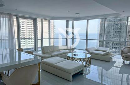 Apartment - 3 Bedrooms - 4 Bathrooms for rent in Al Fattan Marine Tower - Al Fattan Marine Towers - Jumeirah Beach Residence - Dubai
