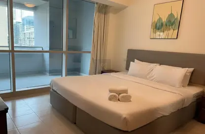 Apartment - 1 Bedroom - 1 Bathroom for rent in The Waves Tower A - The Waves - Dubai Marina - Dubai