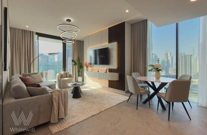 Apartment - 1 - 2 for rent in Peninsula Four - Peninsula - Business Bay - Dubai