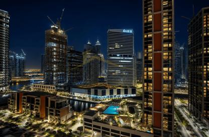Apartment - Studio - 1 Bathroom for rent in Peninsula Four - Peninsula - Business Bay - Dubai