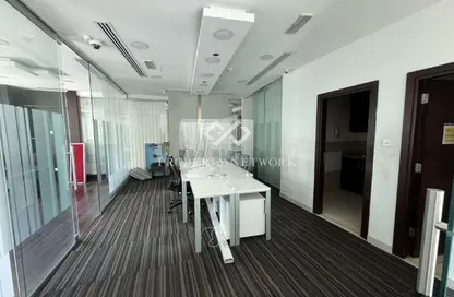 Office Space - Studio - 1 Bathroom for rent in The Prism - Business Bay - Dubai