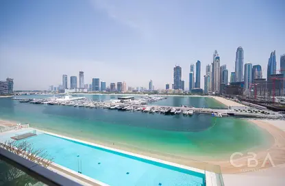 Apartment - 3 Bedrooms - 3 Bathrooms for rent in Sunrise Bay Tower 2 - Sunrise Bay - EMAAR Beachfront - Dubai Harbour - Dubai