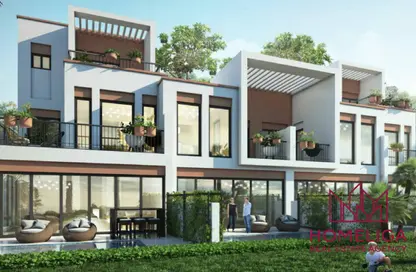 Townhouse - 3 Bedrooms - 3 Bathrooms for sale in Costa Brava at DAMAC Lagoons - Damac Lagoons - Dubai