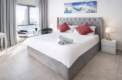 Apartment - Studio - 1 Bathroom for rent in Zumurud Tower - Dubai Marina - Dubai