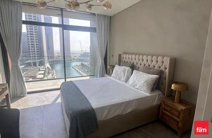 Apartment - Studio - 1 Bathroom for rent in Peninsula One - Peninsula - Business Bay - Dubai