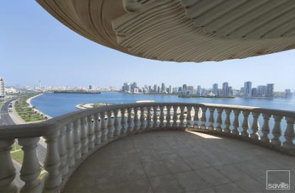 Apartment - 4 - 5 for rent in Riviera Tower - Al Khan Corniche - Al Khan - Sharjah