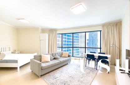 Apartment - Studio - 1 Bathroom for rent in Jumeirah Bay X1 - Jumeirah Bay Towers - JLT Cluster X - Jumeirah Lake Towers - Dubai