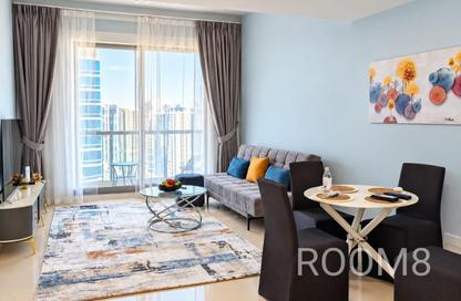 Apartment - 1 - 1 for rent in Escan Tower - Dubai Marina - Dubai