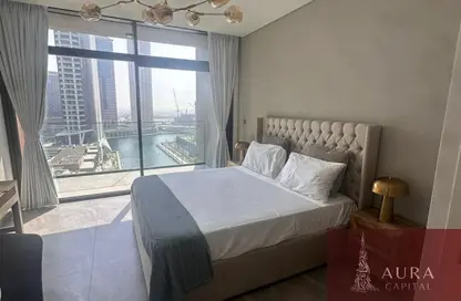 Apartment - Studio - 1 Bathroom for rent in Peninsula One - Peninsula - Business Bay - Dubai