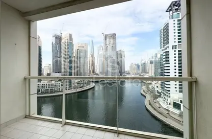 شقة - غرفة نوم - 2 حمامات للايجار في برج B  - مارينا فيو - مارينا فيو - دبي مارينا - دبي
