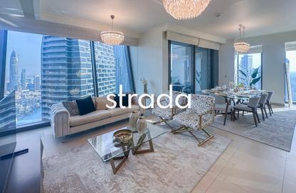 Apartment - 3 - 4 for rent in Burj Vista Tower 1 - Burj Vista - Downtown Dubai - Dubai