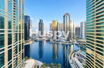Apartment - 3 - 3 for rent in Global Lake View - JLT Cluster E - Jumeirah Lake Towers - Dubai