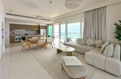 Apartment - 3 Bedrooms - 4 Bathrooms for rent in Grand Bleu Tower 1 - EMAAR Beachfront - Dubai Harbour - Dubai