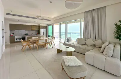 شقة - 3 غرف نوم - 4 حمامات للايجار في جراند بلو تاور 1 - إعمار بيتشفرونت - دبي هاربور - دبي