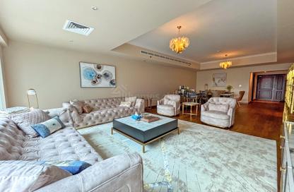 Apartment - 3 Bedrooms - 6 Bathrooms for rent in Emirates Crown - Dubai Marina - Dubai