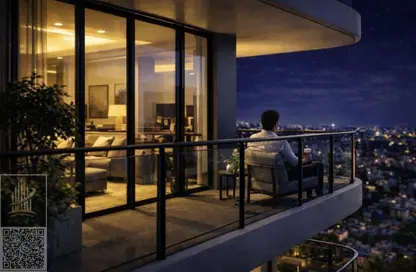 شقة - غرفة نوم - 2 حمامات للبيع في برج أمواج - الرميلة - عجمان