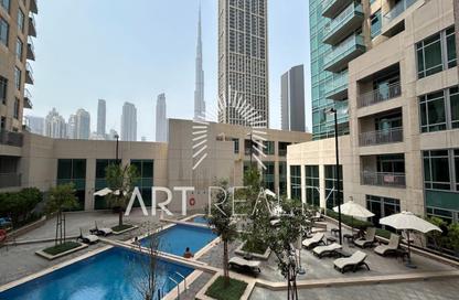 Apartment - Studio - 1 for rent in Burj Views podium - Burj Views - Downtown Dubai - Dubai