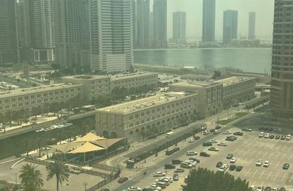 Apartment - 2 Bedrooms - 2 Bathrooms for rent in Thuraya Al Majaz Building - Al Majaz 3 - Al Majaz - Sharjah