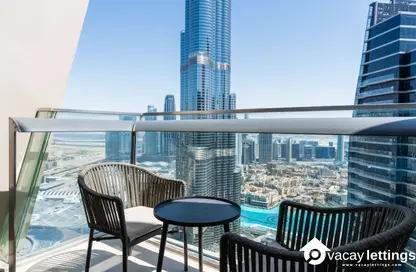 Apartment - 3 Bedrooms - 3 Bathrooms for rent in Burj Vista Tower 1 - Burj Vista - Downtown Dubai - Dubai