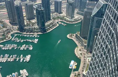 Apartment - 1 Bedroom - 2 Bathrooms for rent in Damac Heights - Dubai Marina - Dubai