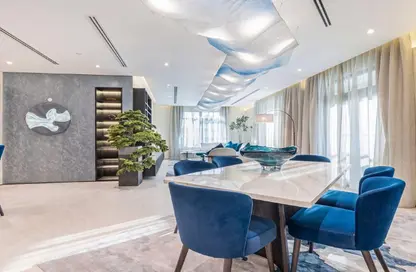 Apartment - 3 Bedrooms - 4 Bathrooms for rent in Al Habool - Shoreline Apartments - Palm Jumeirah - Dubai
