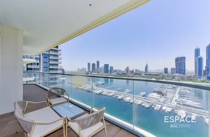 شقة - 3 غرف نوم - 4 حمامات للايجار في برج Marina Vista 2 - مارينا فيستا - إعمار بيتشفرونت - دبي هاربور - دبي