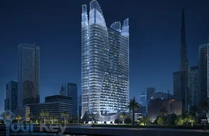 Apartment - 1 Bedroom - 2 Bathrooms for sale in Binghatti Skyhall - Business Bay - Dubai