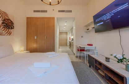 Apartment - Studio - 1 Bathroom for rent in Azizi Riviera 42 - Azizi Riviera - Meydan One - Meydan - Dubai