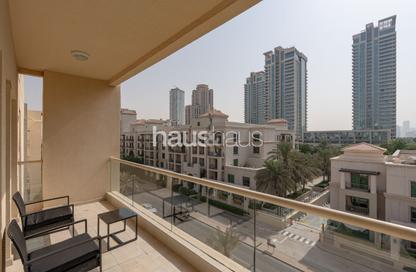 Apartment - 2 - 2 for rent in Al Dhafra 4 - Al Dhafra - Greens - Dubai