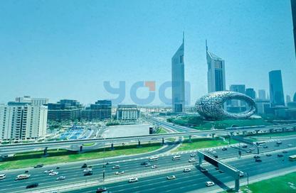 Office Space - Studio - 1 Bathroom for rent in Latifa Tower - Sheikh Zayed Road - Dubai