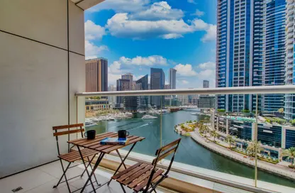 شقة - 2 غرف نوم - 3 حمامات للايجار في برج كنتننتال - دبي مارينا - دبي