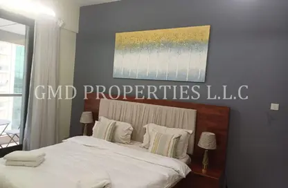 شقة - غرفة نوم - 2 حمامات للايجار في برج إسكان - دبي مارينا - دبي