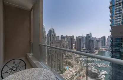 Apartment - 2 Bedrooms - 3 Bathrooms for rent in Marina Heights - Dubai Marina - Dubai