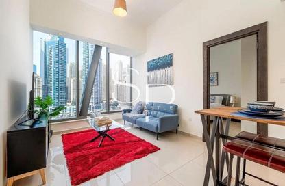 Apartment - 1 - 1 for rent in Silverene Tower B - Silverene - Dubai Marina - Dubai