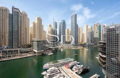 Apartment - 1 - 1 for rent in Silverene Tower B - Silverene - Dubai Marina - Dubai