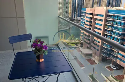 Apartment - 1 Bedroom - 2 Bathrooms for rent in The Waves Tower A - The Waves - Dubai Marina - Dubai