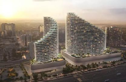 Retail - Studio - 1 Bathroom for sale in Binghatti Skyflame 1 - Binghatti Skyflame - Majan - Dubai