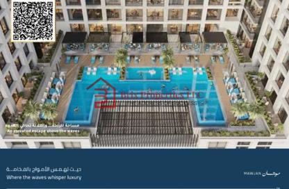 Apartment - 1 Bedroom - 2 Bathrooms for sale in Mawjan Tower - Ajman Corniche Road - Ajman Apartment - 1 Bedroom - 2 Bathrooms for sale in Mawjan Tower - Ajman Corniche Road - Ajman