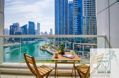 شقة - 2 غرف نوم - 3 حمامات للايجار في برج كنتننتال - دبي مارينا - دبي