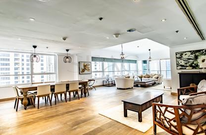 Apartment - 3 Bedrooms - 4 Bathrooms for rent in Marina Quays West - Marina Quays - Dubai Marina - Dubai