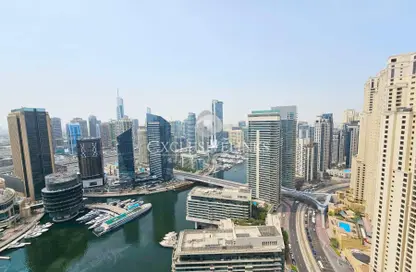 شقة - 2 غرف نوم - 2 حمامات للايجار في برج باي سنترال الغربي - باي سنترال - دبي مارينا - دبي