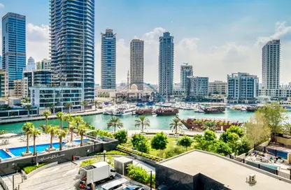 شقة - 2 غرف نوم - 3 حمامات للايجار في برج التألق 2 - أبراج البريق - دبي مارينا - دبي