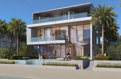 Villa - 5 - 6 for sale in Beach Collection Frond F - Beach Collection - Palm Jebel Ali - Dubai