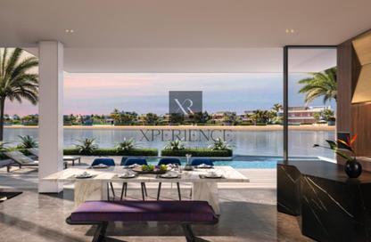 Villa - 5 - 6 for sale in Beach Collection Frond F - Beach Collection - Palm Jebel Ali - Dubai
