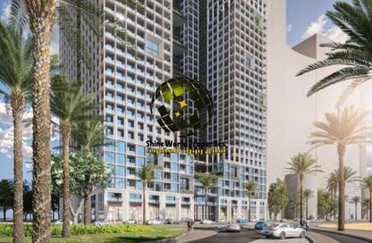 Apartment - Studio - 1 Bathroom for sale in Mawjan Tower - Ajman Corniche Road - Ajman